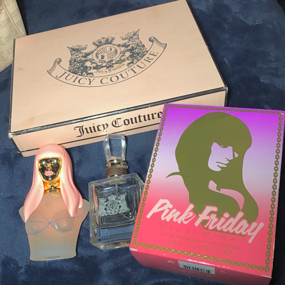 Fragrance lot of Nicki Minaj perfume + Juicy Couture fragrance